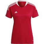 Rode Polyester adidas Voetbalshirts  in maat M voor Dames 