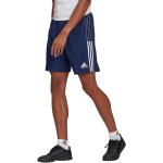 Blauwe Polyester adidas Fitness-shorts  in maat S voor Heren 