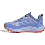 adidas Uniseks-Kind Terrex Agravic Flow Trail Running Sneakers, Blue Fusion/Blue Fusion/Coral Fusion, 38 EU