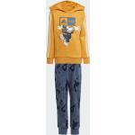 Gele adidas Duckstad Mickey Mouse Kinder hoodies  in maat 140 met motief van Muis 
