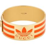 adidas x Gucci enamel striped cuff bracelet