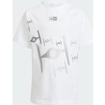 Witte adidas Star Wars Star Wars Kinder T-shirts  in maat 116 