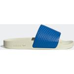 Blauwe adidas Adilette Sandalen  voor de Zomer  in maat 35,5 in de Sale voor Heren 