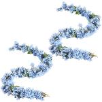 Blauwe Bloemen Kerstslingers 