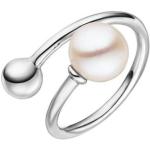Witte Ring met parels voor Dames 