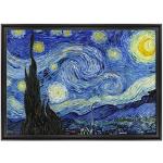 Moderne Zwarte IJzeren Van Gogh Canvasdoeken 