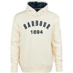 Witte Polyester Barbour Hoodies  in maat XL in de Sale voor Heren 