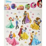AG Design Disney Prinsessen kinderkamer muursticker, PVC-folie (ftalaat-vrij), meerkleurig, 30 x 30 cm