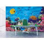 AG Design FTxxl 0374 onderwaterwereld, papier fotobehang - 360x255 cm - 4 delen, papier, multicolor, 0,1 x 360 x 255 cm
