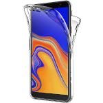 Transparante Siliconen Samsung Galaxy J4 Hoesjes type: Bumper Hoesje 