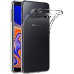 Transparante Siliconen Samsung Galaxy J4 Hoesjes type: Bumper Hoesje 