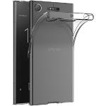 Transparante Siliconen Sony Xperia XZ1 hoesjes type: Bumper Hoesje 
