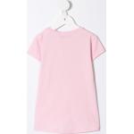 Aigner Kids T-shirt met stras logo - Roze