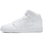 Witte Nike Jordan 1 Schoenen  in maat 35,5 voor Kinderen 