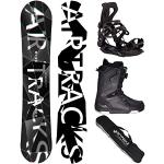 Airtracks snowboardset - Wide Board REFRACTIONS Game 155 - softbinding Master - softboots Master QL 43 - snowboardtas