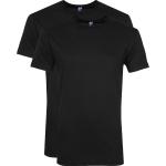 Alan Red Derby O-Hals T-Shirt Black (2Pack)