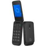 Alcatel 2057 2,4 inch QVGA Dual SIM mobiele telefoon, 2G, 4 MB RAM, 1,3 MP VGA-camera, Bluetooth (zwart)