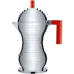 Rode Gegoten Aluminium Alessi Koffiezetapparaten met motief van Koffie 