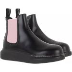 Zwarte Waterdicht Alexander McQueen Chelsea boots voor Dames 