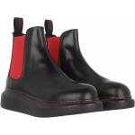 Rode Waterdicht Alexander McQueen Chelsea boots voor Dames 