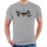 Grijze Batman T-shirts  in maat L voor Heren 