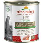 Almo Nature HFC Natural kip met garnalen natvoer kat (280 g) 12 x 280 g