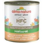 Almo Nature HFC Natural kip met zalm natvoer kat (280 g) 12 x 280 g