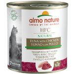Almo Nature HFC Natural tonijn en kip natvoer kat (280 g) 12 x 280 g