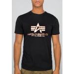 Alpha Industries Basic Foil Print T-shirt - Zwart Goud