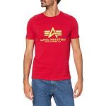 Rode Alpha Industries Inc. T-shirts  in maat S voor Heren 
