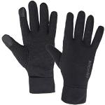 Zwarte Polyester Alpidex winddichte Fietshandschoenen  voor de Winter  in maat M met motief van Fiets voor Dames 