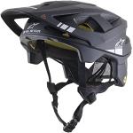 Alpinestars Unisex's Vector Tech A1 Helm, Mat Zwart/Licht Gr, M