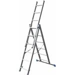 Alumexx Ladder 3-Delig - Schuif-Ladder - Reform-Ladder - Aluminium-Ladder - Hoogwaardig Aluminium (3x6)