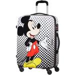 Multicolored American Tourister Disney legends Duckstad Mickey Mouse Polka Dot Spinners met motief van Muis in de Sale 