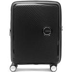 American Tourister Soundbox - Spinner S Uitbreidbare handbagage, 55 cm, 41 L, Zwart (Bass Zwart)
