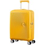 American Tourister Soundbox Spinner S uitbreidbare handbagage, geel (Golden Yellow), S (55 cm - 41 L), Spinner S (55 cm - 41 L)