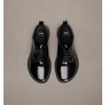 Zwarte Kalfsleren Ami Paris Sneakers  in maat 46 