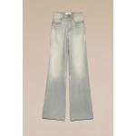 Lichtgrijze High waist Ami Paris Hoge taille jeans Bio voor Dames 