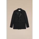 Zwarte Mohair Ami Paris Oversized jassen  in maat M voor Dames 