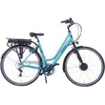 Blauwe Amigo Elektrische fietsen  in 28 inch met motief van Fiets voor Dames 