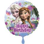 amscan 10116396 ronde folie verjaardag ballonnen met Anna en Elsa Design-1 pc