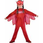 Rode Amscan PJ Masks Owlette Kinderkleding met motief van Uilen voor Meisjes 