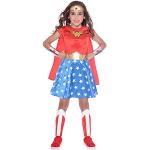 Amscan 9906084 - Officiële kinderen Warner Bros. DC Comics Wonder Woman klassiek verkleedkostuum leeftijd: 8-10 jaar