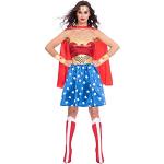 amscan 9906147 Dames Warner Bros Wonder Woman Fancy Dress Superheld Kostuum (UK Jurk 14-16)