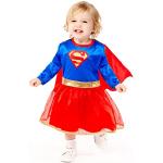 Amscan 9906722 Baby Peuter Warner Bros Supergirl Fancy Dress Kostuum (18-24 Maanden), Meisjes, Veelkleurig