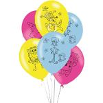 Multicolored Amscan SpongeBob Ballonnen 