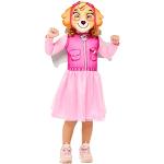 amscan 9909114 Meisjesjurk Paw Patrol Skye Halloween-kostuum, roze, 4-6 jaar