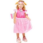 amscan 9909126 Skye Deluxe Halloween Kostuum Leeftijd 4-6 Paw Patrol, roze, jaar