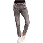Grijze Stretch Zhrill Used Look Boyfriend jeans in de Sale voor Dames 