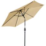 Beige Aluminium Ronde parasols 300 cm 